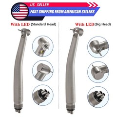 Dental Fiber Optic LED E-generator Handpiece Big/Standard Head 2/4H UDM PR