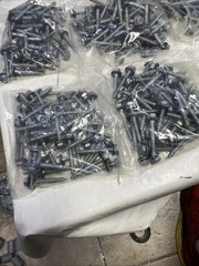 Hex 1/4”x2” Rubber Washer Head Pole Gripper Roofing Screws Galvanized Coated #10
