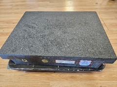 TRU-STONE GRANITE INSPECTION SURFACE PLATES 24X18X4 GRADE A 2″ LIP 24X14X2.25
