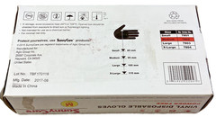 SunnyCare Vinyl Disposable Gloves, Powder Free, Allergy Free, Size Medium