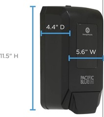Georgia-Pacific (5305714) Pacific Blue Ultra Push Soap Dispenser Only! No Soap