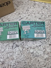 4 Lb Carter Lumber Galvanized Exterior Screws #6 #8 Assorted Lengths New