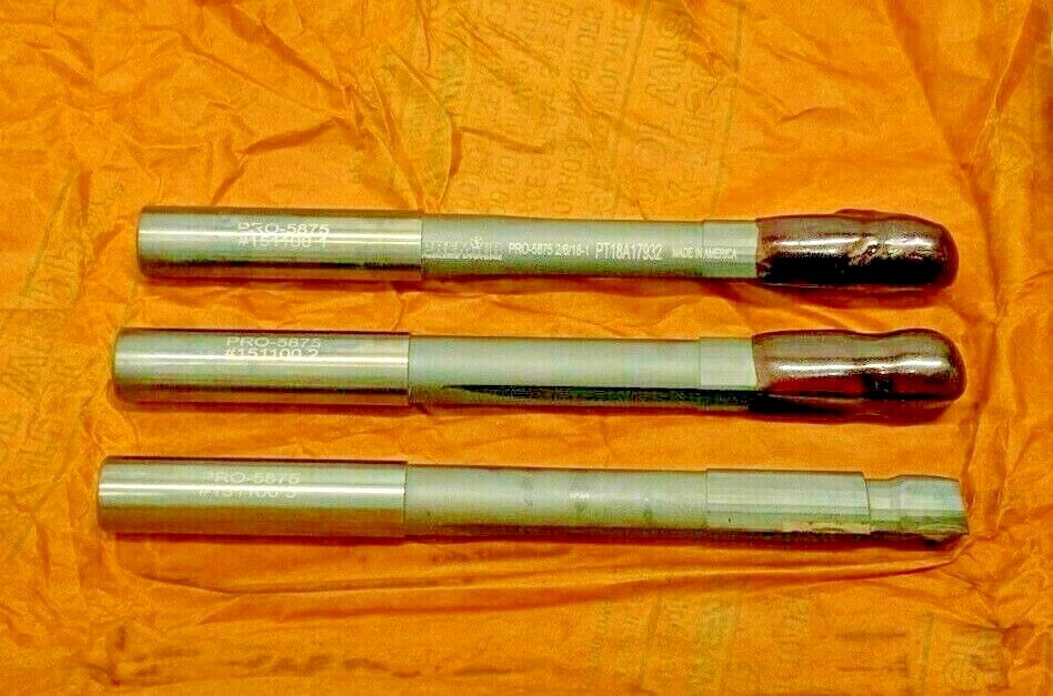 Lot of 3 NEW Premier Tooling PRO-5875 PT18A17932 151100 (1-2-3) PCD Reamer 256C