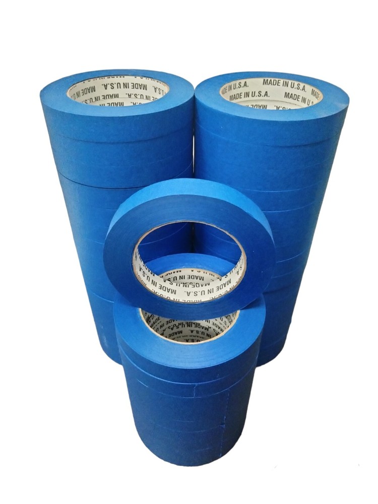 Blue Painters Tape 3/4 Inch x 60 Yards – Case Of 64 Roll Made In America Masking