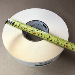 Roll of 2700 Gloss InkJet Bopp Labels 1.2” x 2.320” for Afinia, Primera Printers