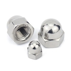 M3 M4 M5 M6 M8 M10 M12 Cap Acorn Dome Nuts Hex Nut A2 Stainless Steel DIN 1587