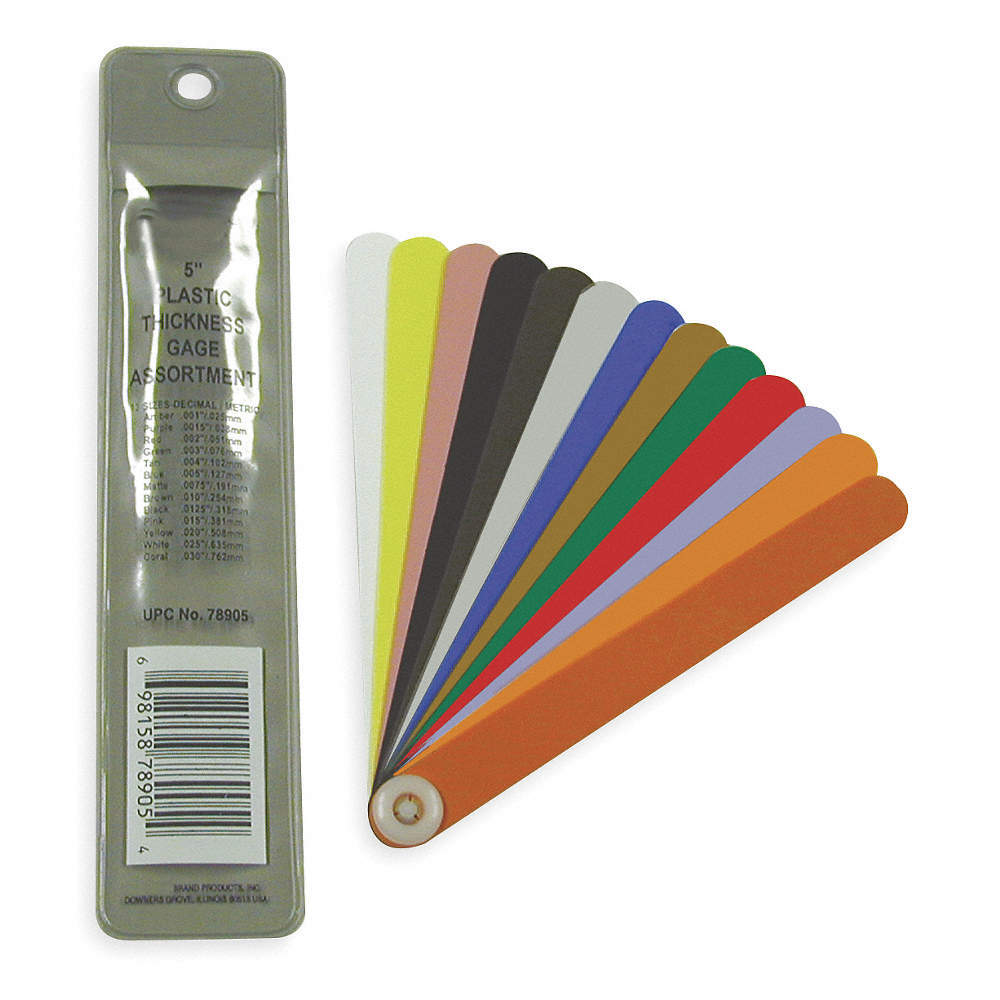 PRECISION BRAND 78905 Feeler Gauge Set,Dimension Type “/Metric 5XU53