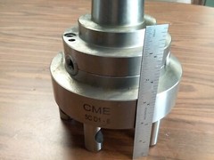 5C Collet Chuck with Integral D1-6, D6 Cam Lock Mount 5″ Diameter Chuck #5C-05D6