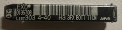 OSG 0135708 4-40 H3 3FL Bottoming EXO Tap TiCN