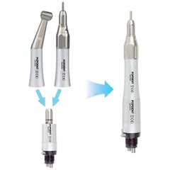 POPDENT Dental E-generator LED High Speed/Low Speed Handpiece Kit 2Hole/4Hole