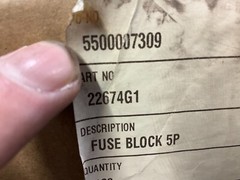 EZGO 22674G1 Fuse Block 5 Pole New (TSC)