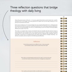 Official Spiral Bible® The Bible in a Year | 52 Week Guided 8.5 X 11, Floral