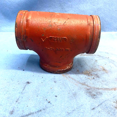 VICTAULIC FIRELOCK THREE WAY PIPE 44V C-E=3.38IN 3INCH OVERALL LENGTH 6-3/4″
