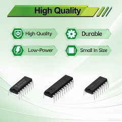 40 Pcs 20 Types 74HC and 74LS Series Low Power Logic IC Assortment Kit DIP TTL C