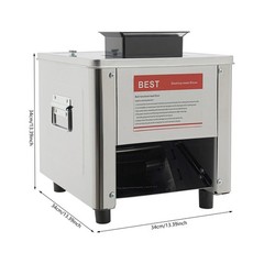 Commercial 850W Electric Meat Cutter Stainless Steel Slices Dice Cutting Machine