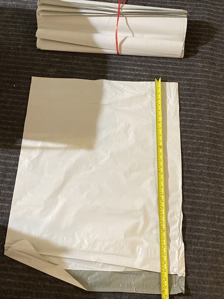 100 Pack large 23.5 x 31.5 Inch POLY MAILERS SHIPPING PLASTIC SELF SEALING