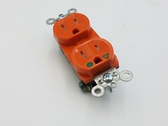 Pass Seymour TRIG8200 Tamper Resistant Receptacle Hospital Grade 15A 125V Orange