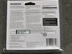 Siemens Type QTA 15 Amp 1-Pole Tandem AFCI Circuit Breaker – Q1515AFCP