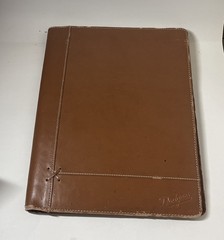 Rawlings Dodgers Leather Portfolio Notepad With Dodger Logo On Paper 🍀