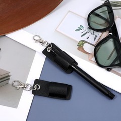 FdcZeyxior 2 Pieces Lanyard Pen 10.5×2.8×1.4 cm / 4.13×1.1×0.55 in, Black