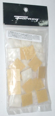 Forney 62116 White Cable Tie Mounts 1 x 1 in Square Nylon Holds 18-50 lbs 25 pk