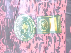 6 Yards VIP Super Prints By Prestige 100% Cotton African Wax Fabric Red & Black