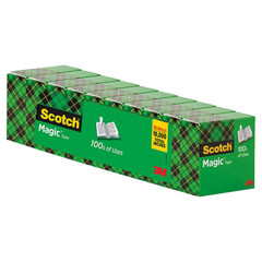 Scotch Magic Tape [Invisible Matte Finish]: 3/4 in. x 1000 in. *10-pack