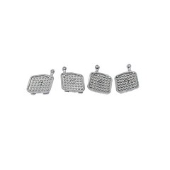 PROB Dental Orthodontic Metal Brackets Braces Mini/Standard Slot.022 3/345Hook