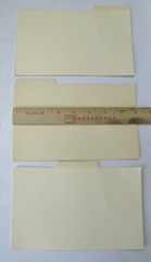 Vintage Gussco 5×8 1/3 Cut Blank Guides Box of 100 Office Art Supplies Media