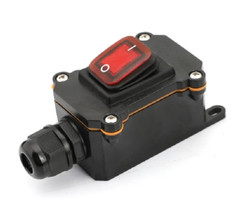 4Pin Inline Cord Rocker Switch DC 12V-24V IP66 Waterproof Power Toggle Switch