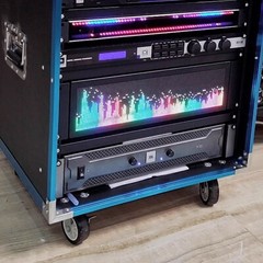 Full Color Music Spectrum Display Rhythm Light 3U with Mounting Bracket