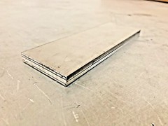 2 Pieces – Titanium Sheet 6AL4V 1″ x 6″ x .125″