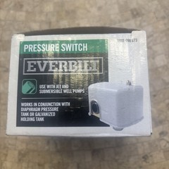Everbilt 1001098873 Pressure Switch 30-50 PSI NEW