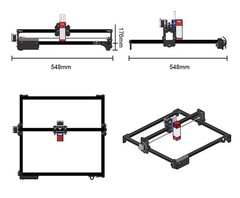 40*40cm 40W DIY Laser Engraving Machine Printer Cutting Wood Router Desktop