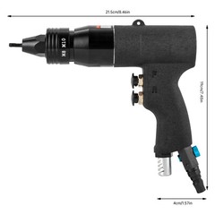 1/4inch Pneumatic Rivet Nut Gun&M5, M6, M8, M10 Gun heads Pneumatic Nutsert Tool