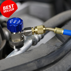 AC R134A Adapter Kit, Quick Couplers, Self-Sealing & Puncture Can Taps, QA01