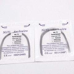 Dental Ortho Thermal Activated Niti Arch Wire Rectangular Ovoid/Square/Natural