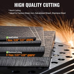 HITBOX 45A Plasma Cutter – 110/220V Non-Touch Non-HF Pilot Arc，LED Display USA