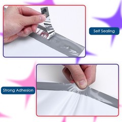 19×24″ Poly Mailers Shipping Envelopes Self Sealing Bags – White