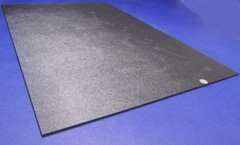 ABS Sheet Haircell Textured, 1 Side, Black, .094″ (3/32″) x 24″ x 36″