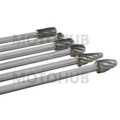 6pcs 1/4″ Tungsten Steel Carbide Burr Rotary Drill Bits Tools Cutter Files Set