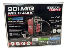 Lincoln Electric 90i MIG WELD-PAK MIG & Flux-Cored Wire Feed Welder K5256-1 (OB)