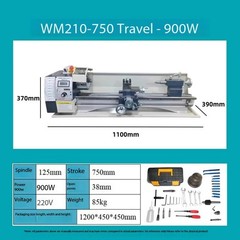 WM210V Lathe High-Precision Imported Compact Lathe Multi-Functional Lathe