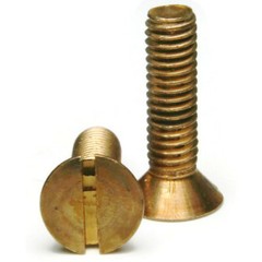 #8-32 | Silicon Bronze Slotted Flat Head Machine Screws – Select Length & Qty