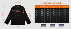 JASIC Welding Jacket 11 oz Cotton Flame Resistant(FR) Light weight Weld Clothes