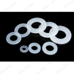 White Plastic Nylon Flat Washers Insulation M2 M2.5 M3 M4 M5 M6 M8 M10 M12-M20