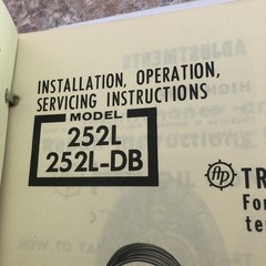 Various Controls Company AP Equip Oil Operating Service Instructions Manuals CC