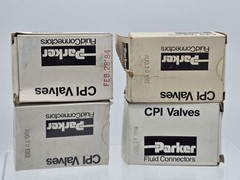 4 Lot | Vtg 1980s NOS PARKER Needle Valve 1/4″ NPT, 4M-V4-AK-B