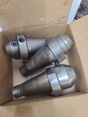 Lot of 3 Cat50 Tool Holders End Mill I.D. 1.0″, 1.25″, 1.5″