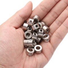 20pcs Set Screw Collars 6mm Bore Shaft Collars, 12mm OD, Stainless Steel